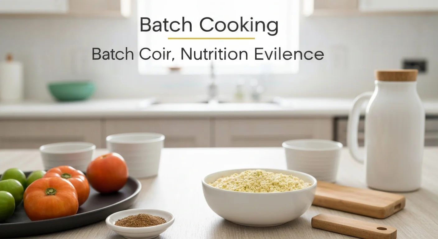 Batch Cooking and Nutritional Consistency: Why Meal Prep Protects Diet Quality