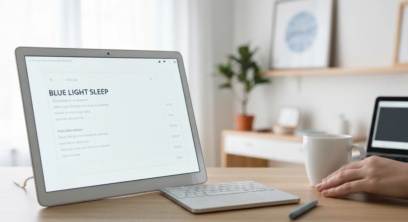 Blue Light and Sleep: Separating Signal from Noise