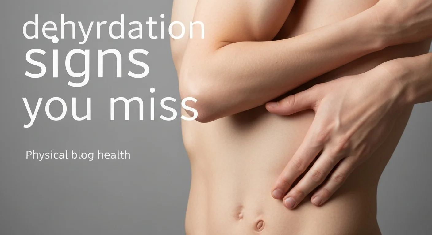 Signs of Dehydration Most People Miss (and the Ones They Shouldn't)