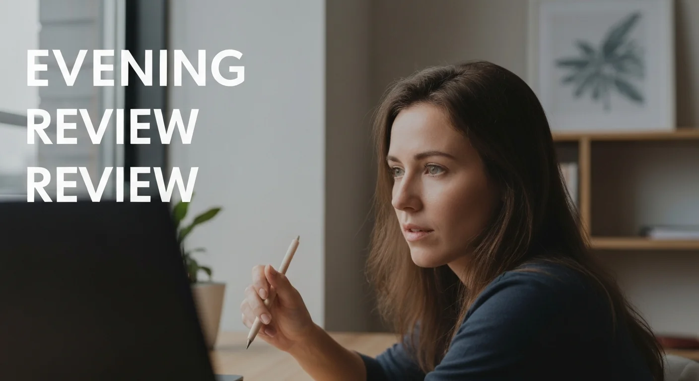 The Evening Review: Processing the Day Before Sleep