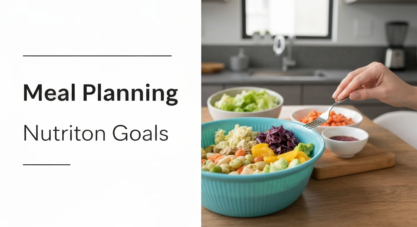 Meal Planning for Health Goals: A Practical Framework