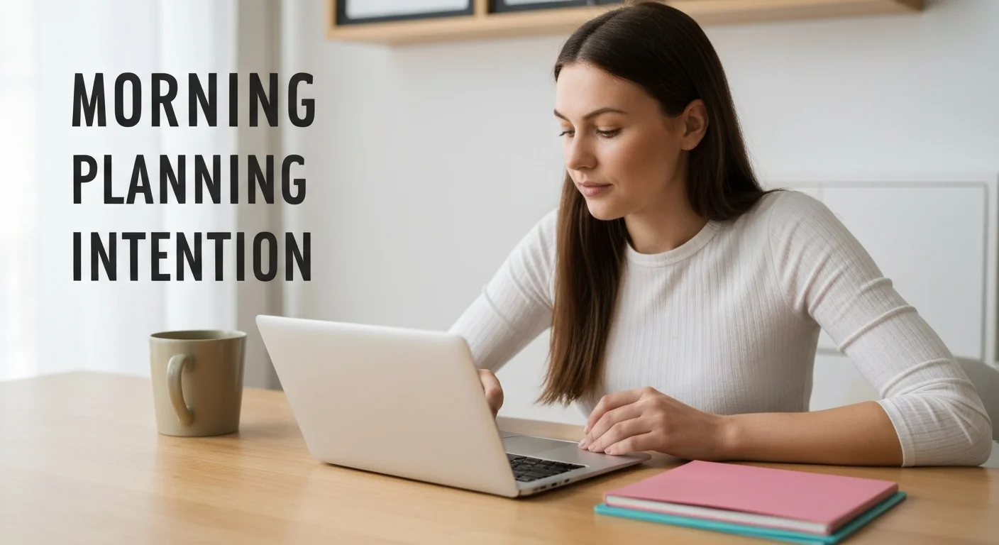 Morning Planning: Setting Intention Before the Day Sets You