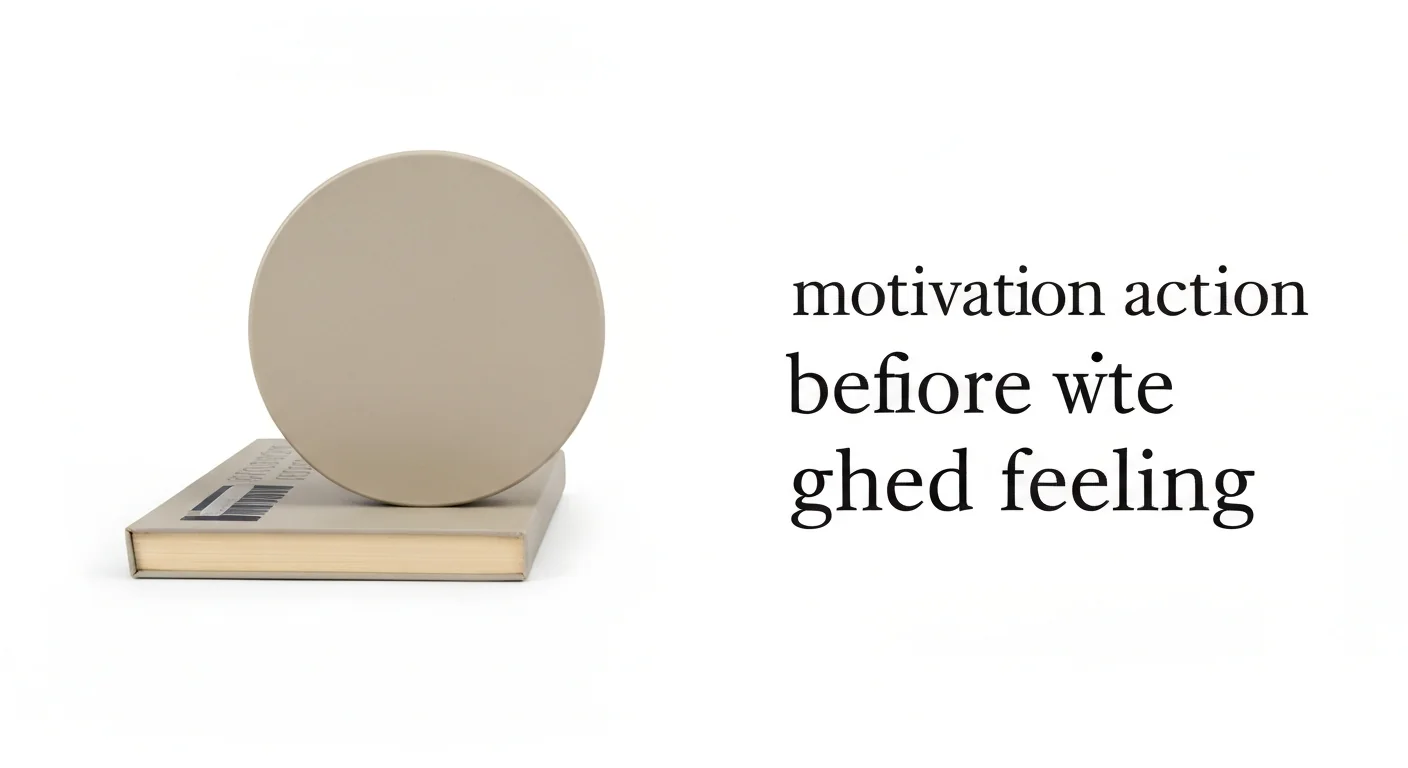 The Motivation Myth: Why You Should Act Before You Feel Ready