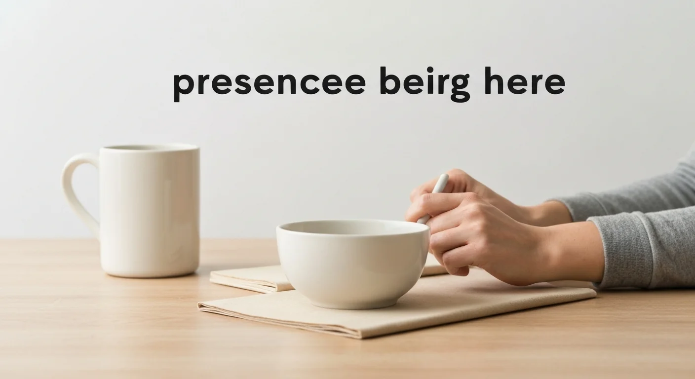 The Practice of Presence: Being Here When You Are Here