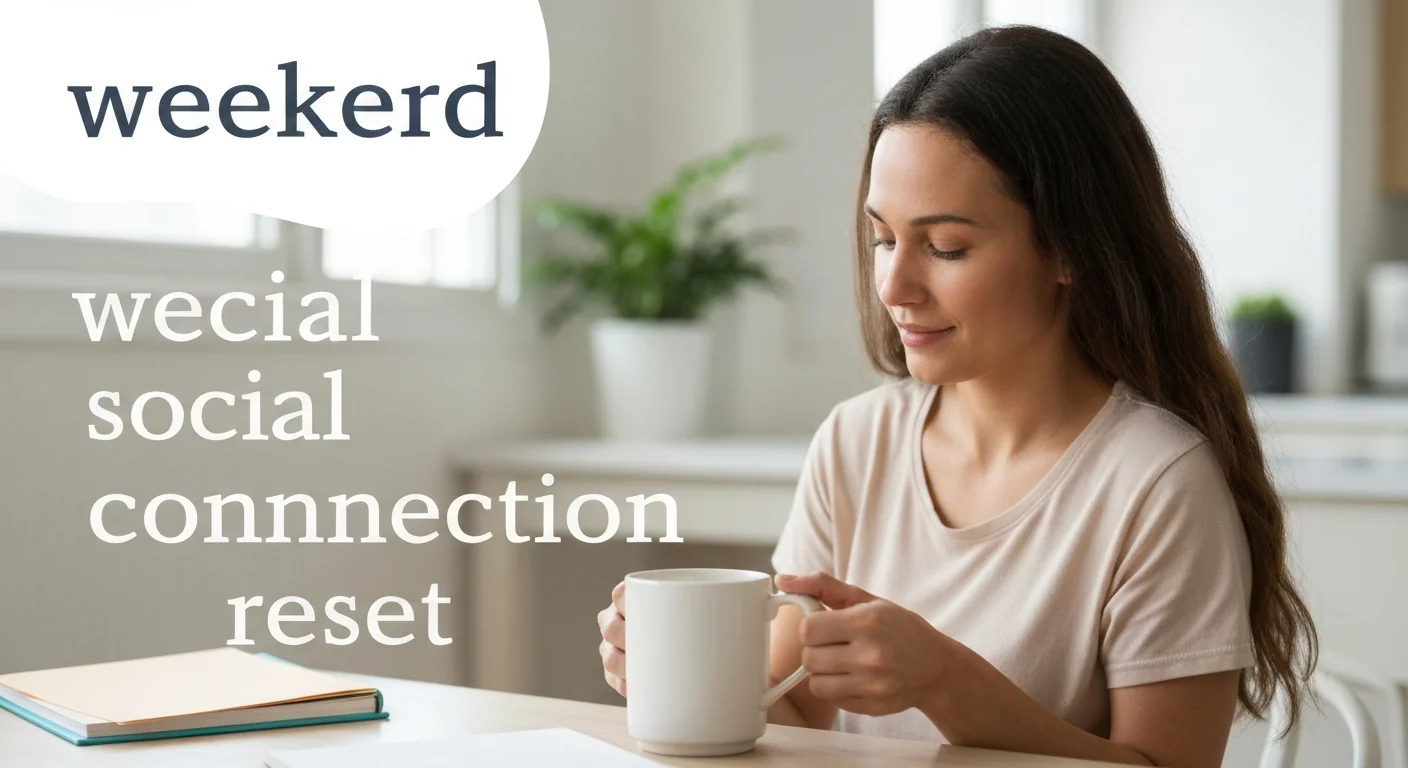 Social Reset on Weekends: Investing in Relationships